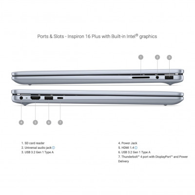 Dell Inspiron 7640 plus 2024 Core i7-13620H/ 16G/1TB/ 16inch 2,5K 100%srgb/ W11H/ IceBlue